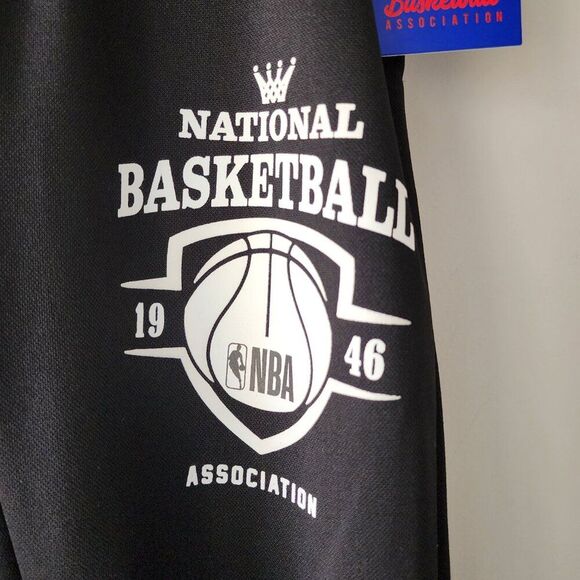 NBA Black Khaki Basketball Sweatpants | SET OF TWO | Youth Jogger Size 8 NEW - Picture 3 of 10